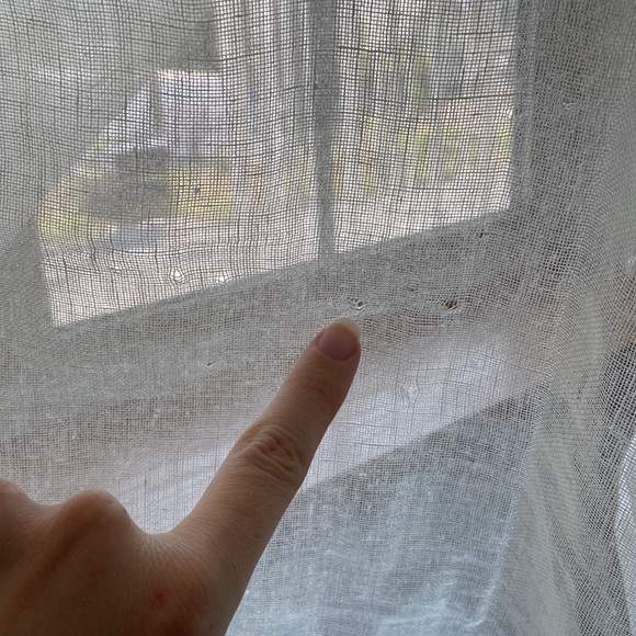 West Elm - Beige Linen Curtain Panels - 48” x 108” (2 panels) - Picture 8 of 11